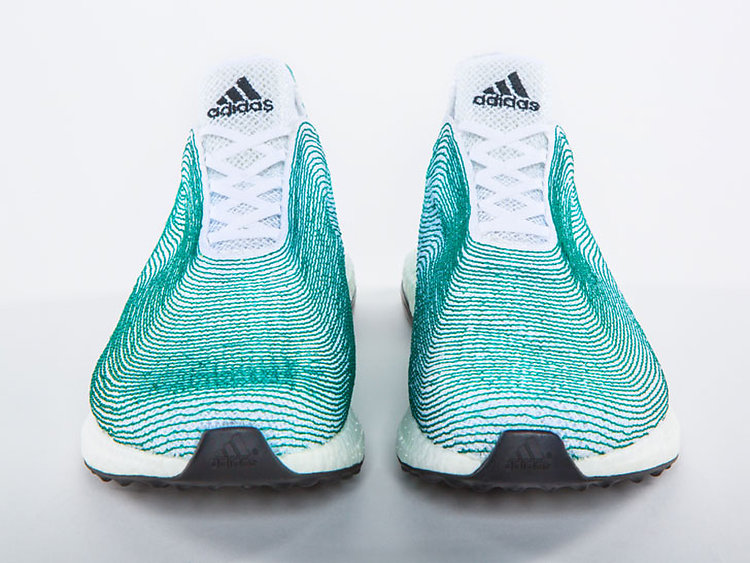 adidas makes shoes out of plastic pulled from the ocean