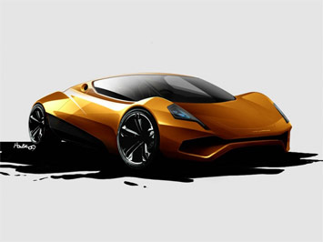 jjad p1e prototype electric supercar