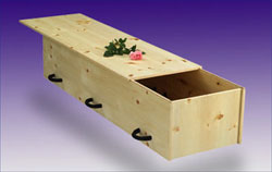 Sustainable Natural Wood Casket