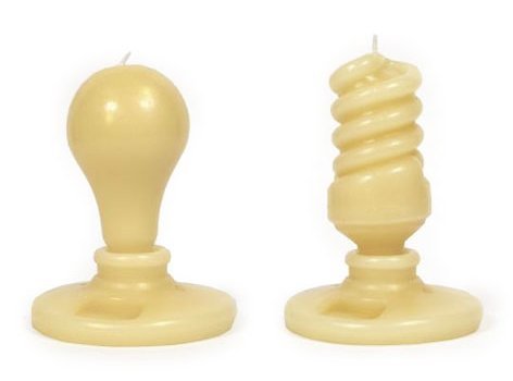 Allen beeswax candle