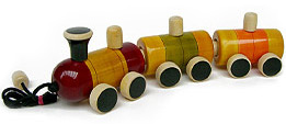 eco friendly wooden toy train