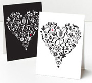 whimsy press love hate greeting card