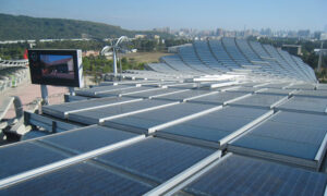solar panel stadium
