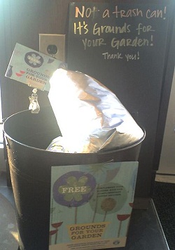 Starbucks Coffee Grounds Bin